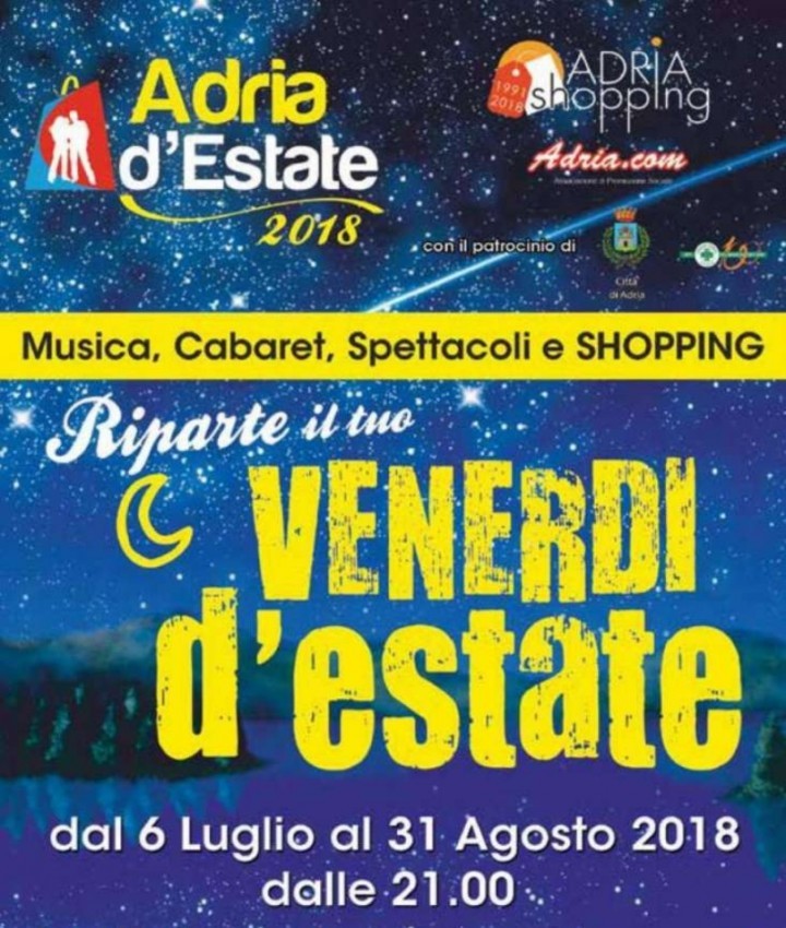 20 luglio 2018 – ADRIA BRASS ENSEMBLE, ore 21.00 Piazza Cavour – Adria