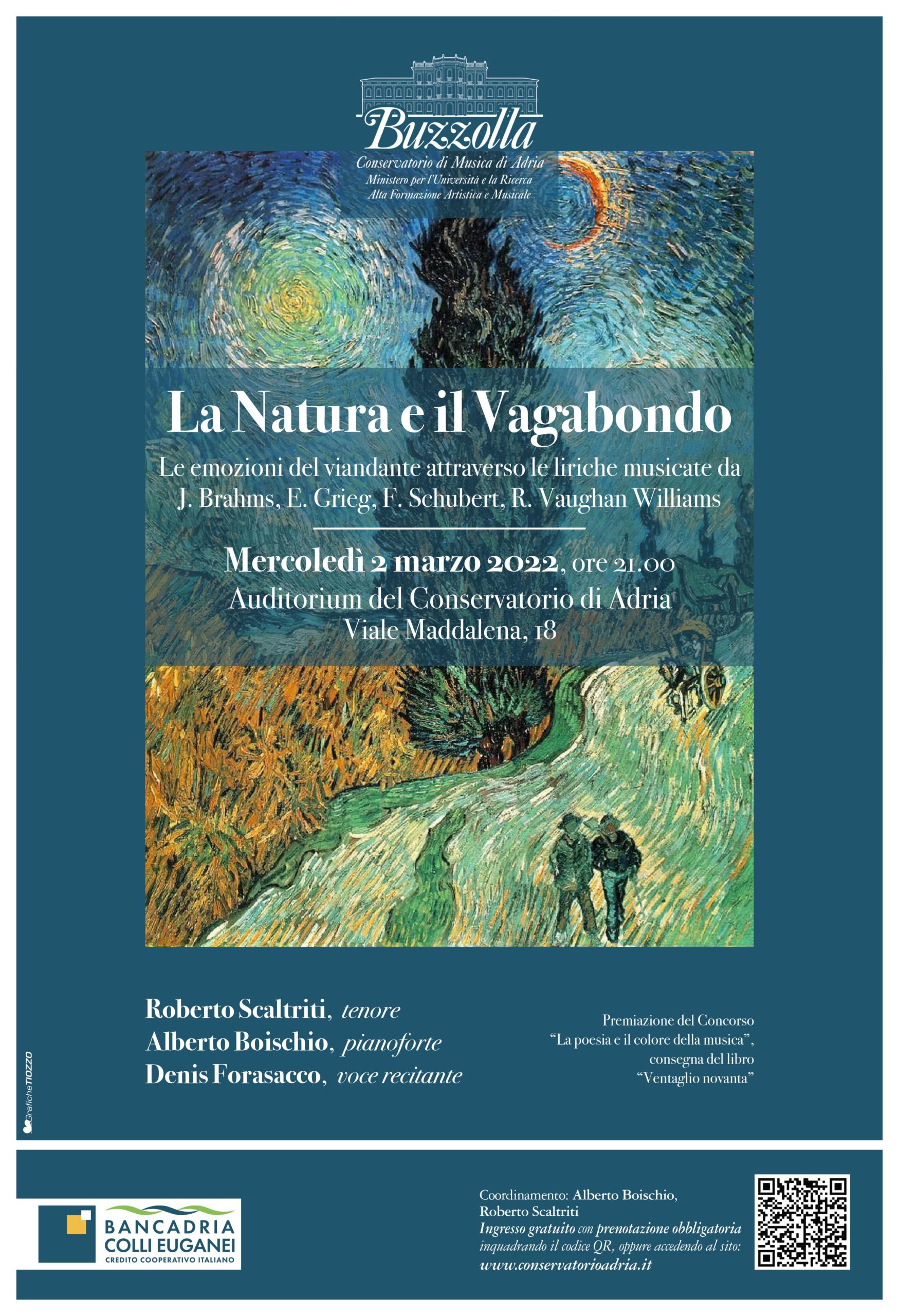 Concerto La Natura e il Vagabondo, 2 Marzo 2022 ore 21.00