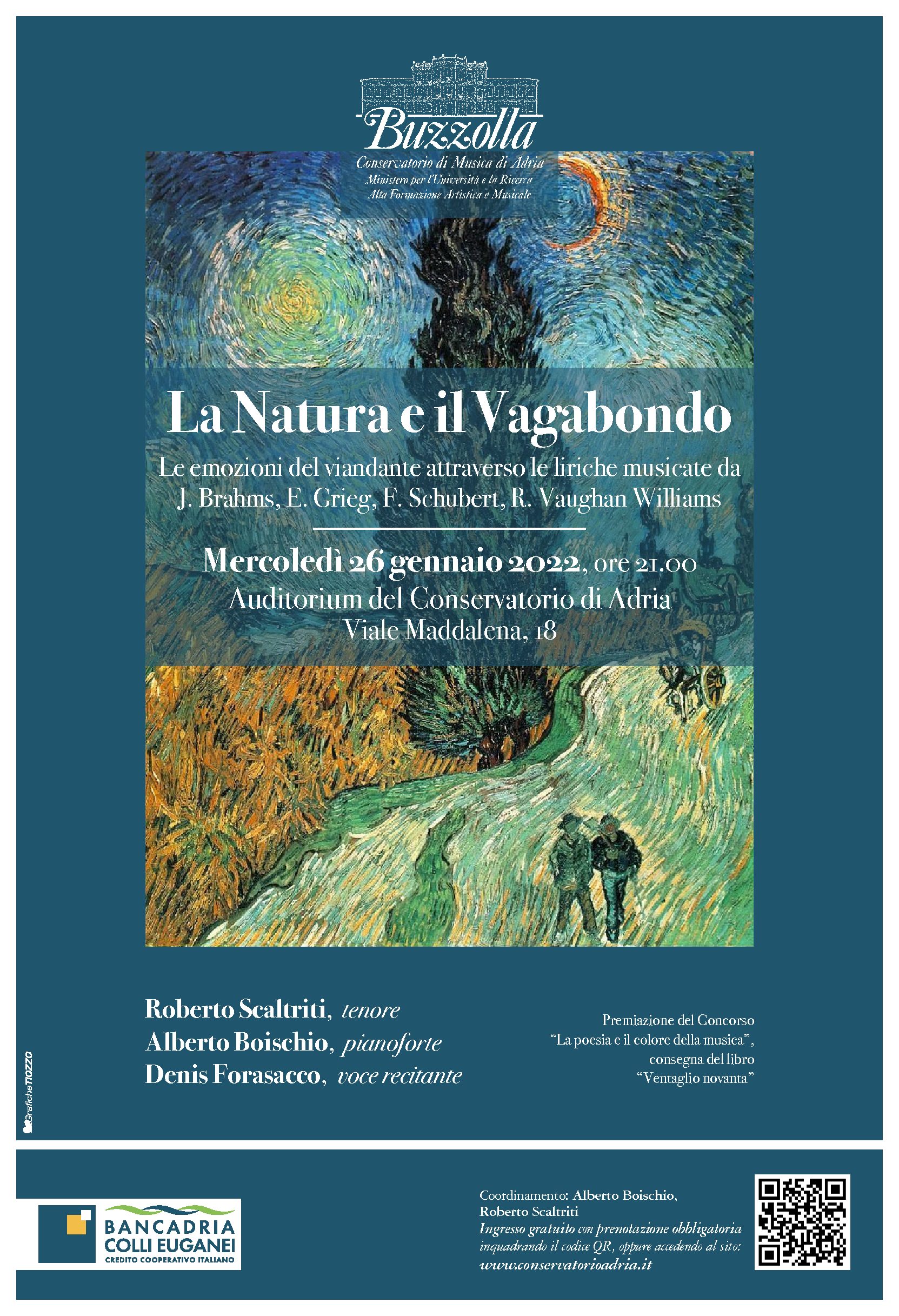 Concerto La Natura e il Vagabondo, 26 Gennaio 2022 ore 21.00