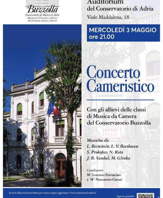 3 maggio 2023 – Concerto Cameristico