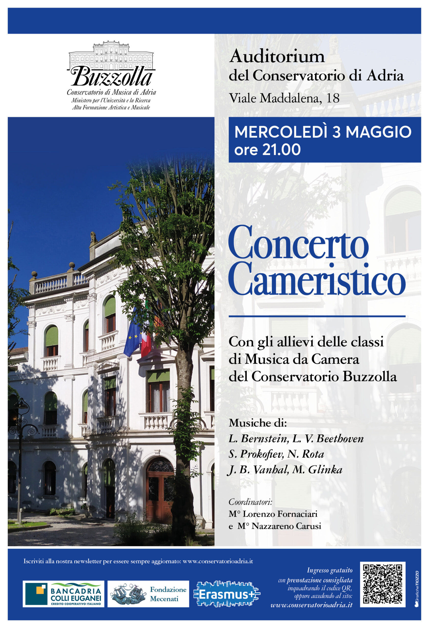 3 maggio 2023 – Concerto Cameristico